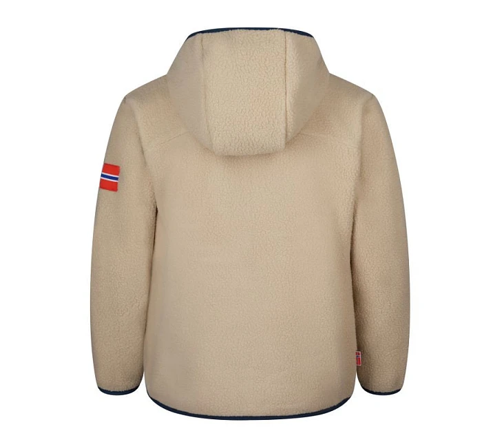 Dětská fleecová bunda Bunda na zip s kapucí béžová model 22050916 - Trollkids Dětská fleecová bunda Bunda na zip s kapucí béžová model 22050916 - Trollkids