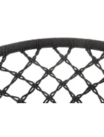 Závesná sedačka DRAGON HAMMOCK 80x60 cm tmavosivá