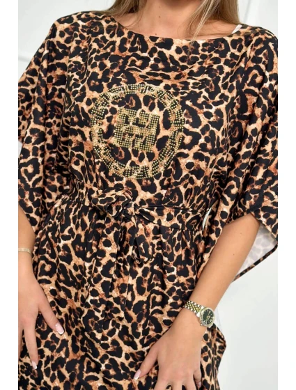 Panther model 18752772 šaty béžové - K-Fashion Panther model 18752772 šaty béžové - K-Fashion