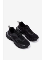 Buty Sportowe Męskie Na Platformie Big Star RR174022 Hi-Poly System Czarne