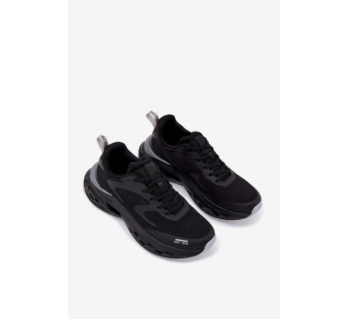 Buty Sportowe Męskie Na Platformie Big Star RR174022 Hi-Poly System Czarne