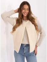 Kamizelka IT KZ model 21488820 ecru - FPrice Kamizelka IT KZ model 21488820 ecru - FPrice