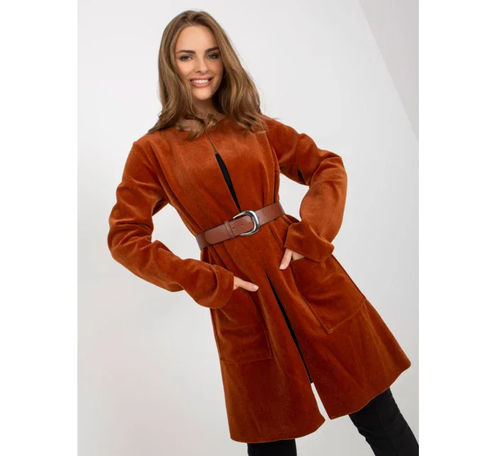 Dámský přehoz LK NA model 17624262 světle hnědý - FPrice Dámský přehoz LK NA model 17624262 světle hnědý - FPrice