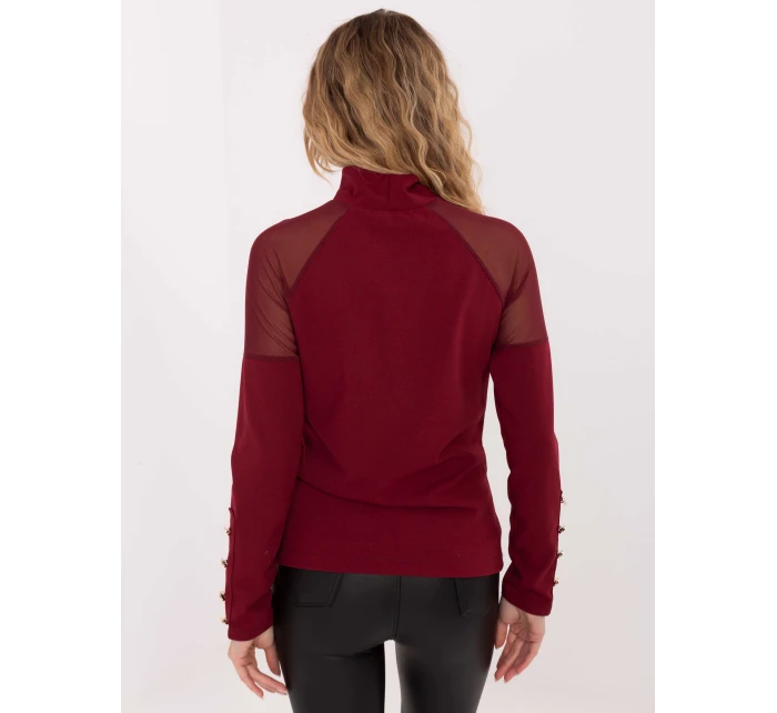 Bluzka MI BZ model 21757372 bordowy - FPrice