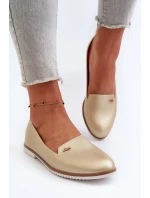 Dámske ploché mokasíny Gold Enzla Dámske ploché mokasíny Gold Enzla