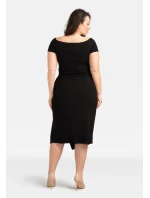 Dámske šaty SA566 čierne - Karko