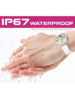 Dámské chytré hodinky Gold + Strap Pink model 21804967 - RUBICON Dámské chytré hodinky Gold + Strap Pink model 21804967 - RUBICON