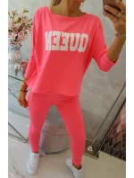 Sada s růžovým model 18744268 potiskem Queen - K-Fashion Sada s růžovým model 18744268 potiskem Queen - K-Fashion