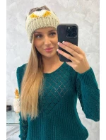 Dámska čiapka Ofelia K349 beige Dámska čiapka Ofelia K349 beige