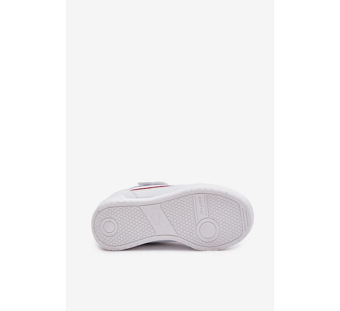 Dětské boty Sneakers na suchý zip LOTTO NANDU 2600310K Bílé