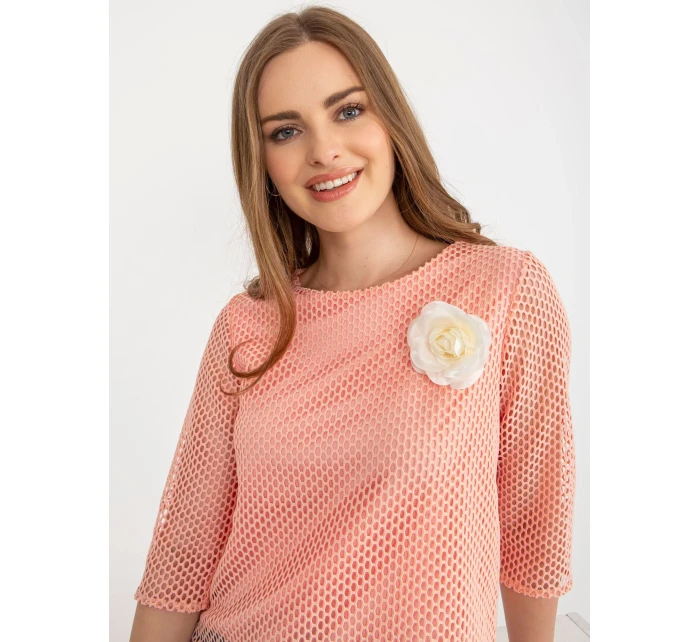 Blúzka LK BZ 506642.94 broskýň