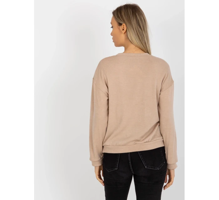 Blúzka LK BZ 509067 1.27 béžová Blúzka LK BZ 509067 1.27 béžová