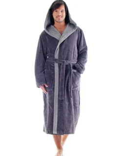 Pánsky župan Tampa duo s kapucňou 3959 antracit - Vestis