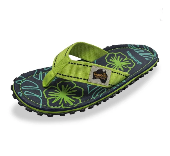 Žabky Gumbies Islander Lime Hibiscus GU-FFISL148 Žabky Gumbies Islander Lime Hibiscus GU-FFISL148