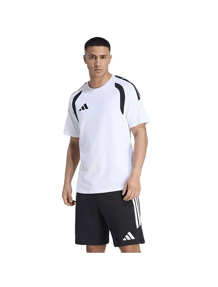 Pánske tričko adidas Tiro 26 League Tee white and black KC3698 pánske