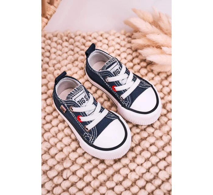 Dětské Klasické Tenisky Nízké BIG STAR model 21545373 Tmavě Modré - Big Star Shoes Dětské Klasické Tenisky Nízké BIG STAR model 21545373 Tmavě Modré - Big Star Shoes