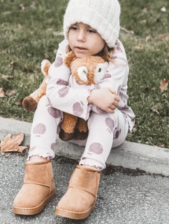 Dziecięce Ocieplane Botki Śniegowce Camel Gooby