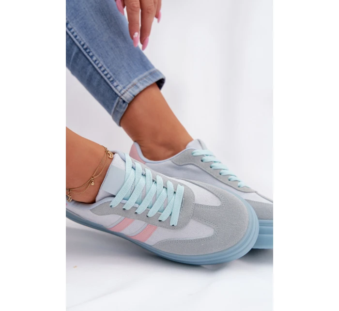 Dámské tenisky na platformě modré model 21997838 - Boto