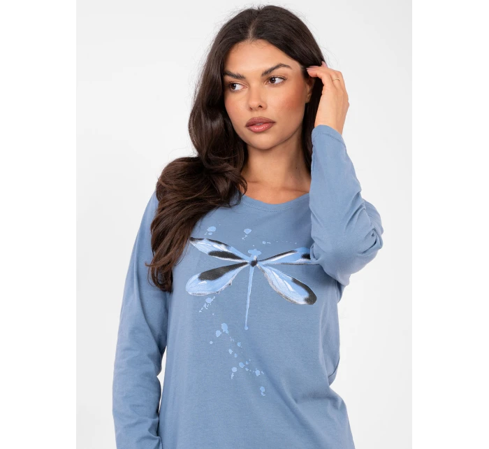 DU PI FP 008.30 sivomodré pyžamo