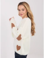 Sweter MO SW model 21886105 ecru - FPrice Sweter MO SW model 21886105 ecru - FPrice