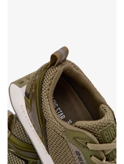 Pánske tenisky na platforme Big Star HI-POLY SYSTEM - khaki Pánske tenisky na platforme Big Star HI-POLY SYSTEM - khaki