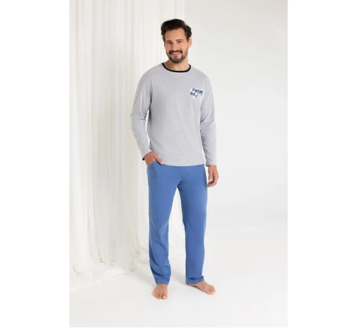Pánské pyžamo model 21236446 délka/r 2XL3XL - Regina