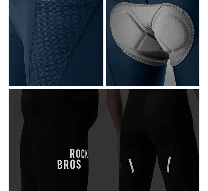 model 22114047 pánské krátké cyklistické šortky se šlemi Velikost XL tmavě modré - Rockbros