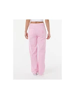 Nohavice RIP CURL AGGIE RELAXED JEANS, ružové