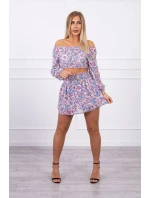 Béžová květinová sada