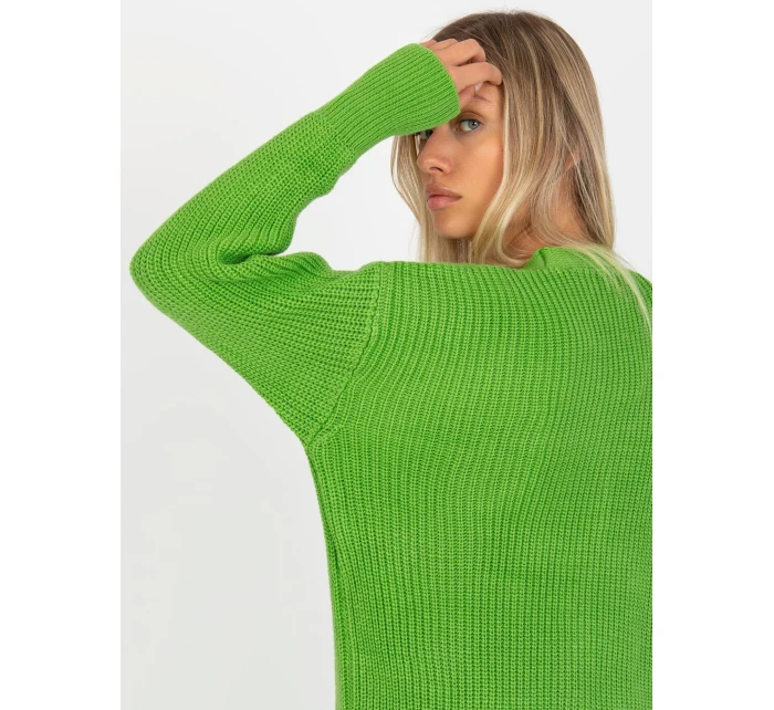 Dámsky sveter LC SW 0321 svetlo zelený