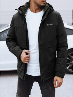 Pánská zimní bunda s kapucí černá Dstreet model 21980783 - FashionStreet