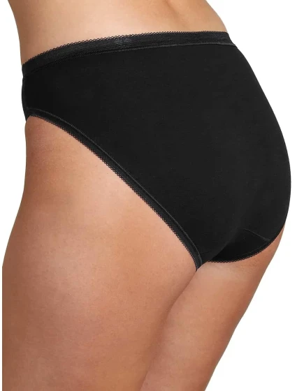Dámské kalhotky Basic+ Tai 2P černé - Sloggi