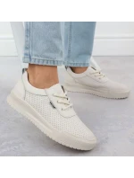 Černé dámské kožené tenisky na podpatku Sergio model 21904571 - LEONE