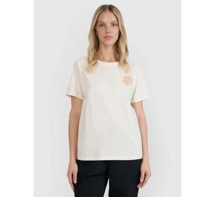 Dámské tričko oversize s potiskem model 21433342 - 4F