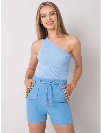 Šortky DHJ SN model 15733908 modrá - FPrice Šortky DHJ SN model 15733908 modrá - FPrice