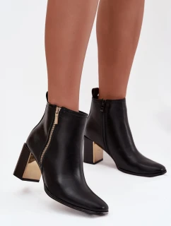Dámske členkové topánky Camilyn - čierne