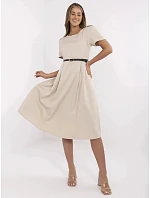 Dámské šaty MI SK A2328.41 béžové - FPrice