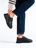 Krásné polobotky černé dámské bez podpatku Krásné polobotky černé dámské bez podpatku