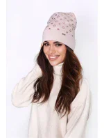 Czapka model 20601810 damska - OFF PINK Czapka model 20601810 damska - OFF PINK