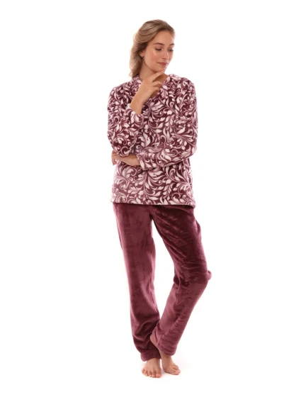 Dámske pyžamo Flora 6456 mave wine - Vestis Dámske pyžamo Flora 6456 mave wine - Vestis