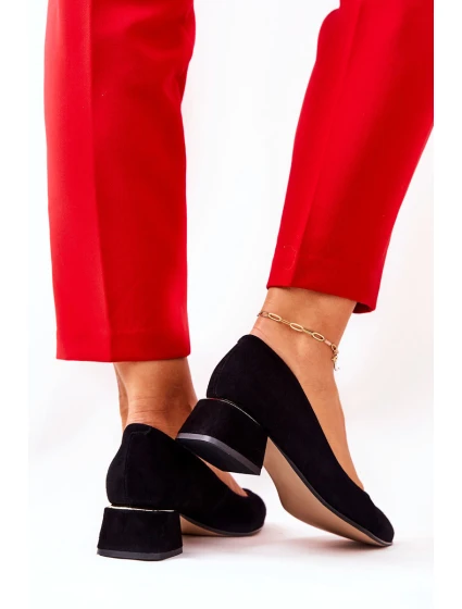 Semišové lodičky Lewski model 21571536 Černé - Boto