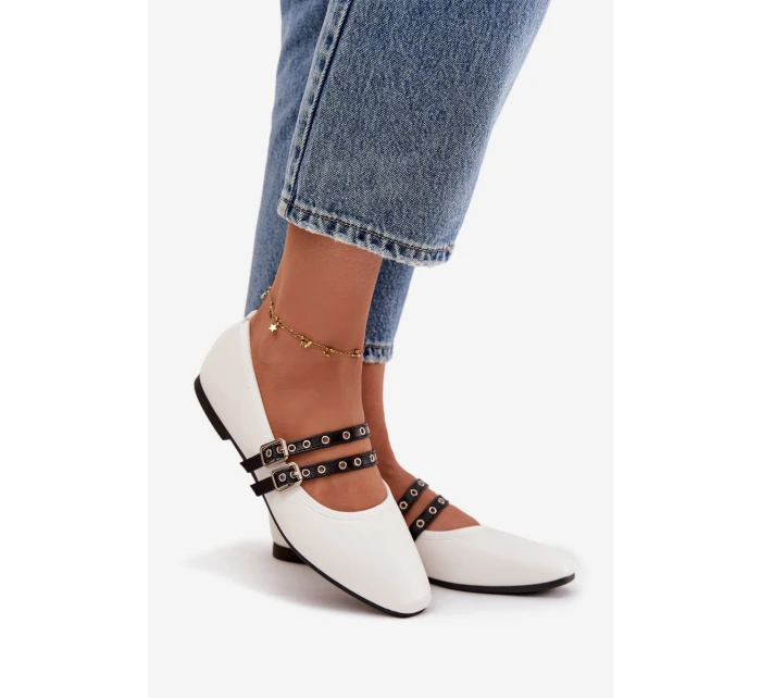 Dámské Baleríny S Bílé model 21744618 - Boto