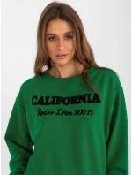 Dámska mikina MA BL 2205020 mikina.24 tmavo zelená - FPrice