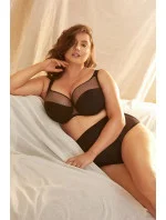 Dámská polovyztužená podprsenka / černá model 19392197 - Gorteks Dámská polovyztužená podprsenka / černá model 19392197 - Gorteks