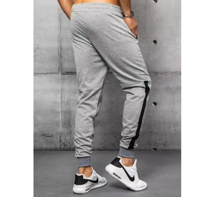 FashionStreet pánske svetlosivé tepláky UX3236