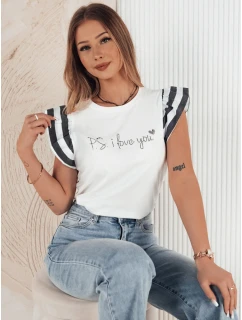 Dámske tričko AMOURI white FashionStreet RY2414