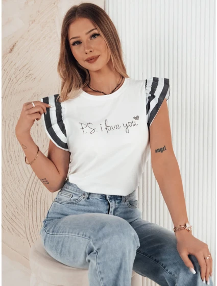 Dámske tričko AMOURI white FashionStreet RY2414