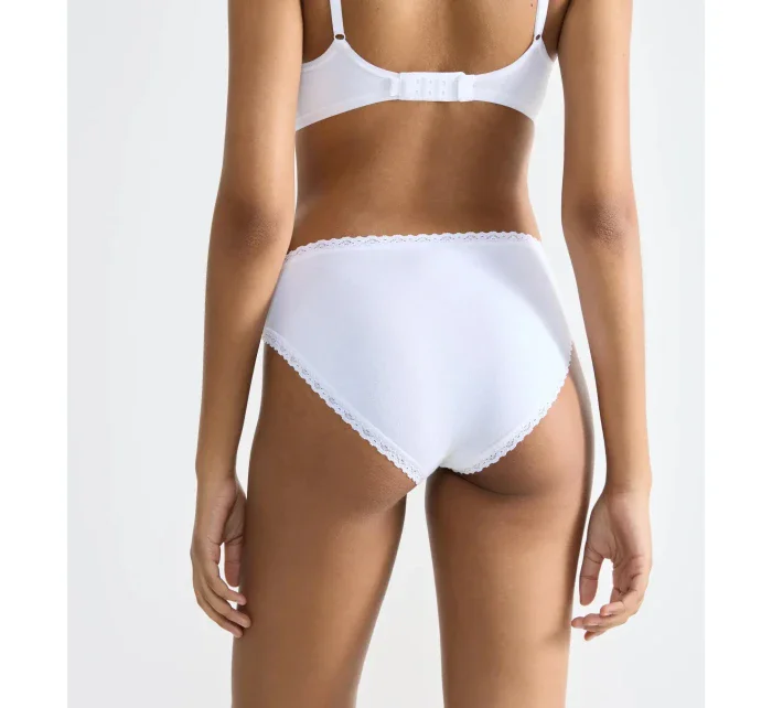 Dámske nohavičky sloggi 24/7 Cotton Lace Tai - biele - SLOGGI