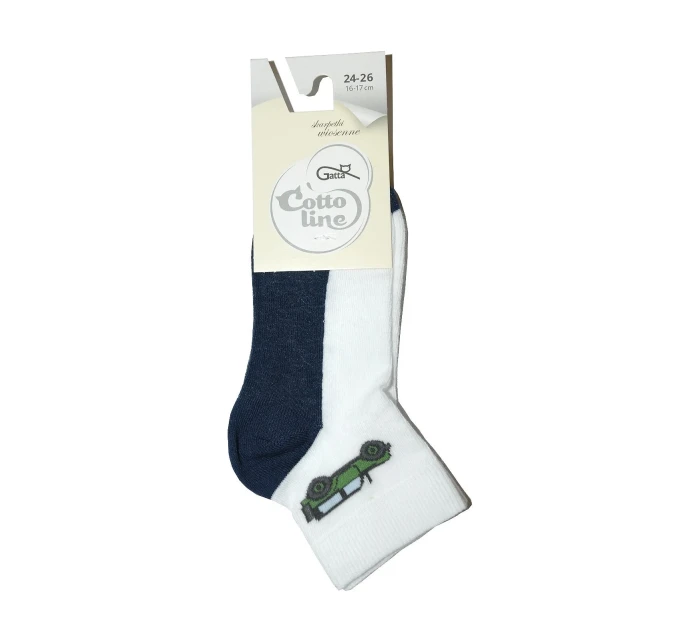 Chlapecké vzorované ponožky model 20908731 Cottoline 3032 - Gatta Chlapecké vzorované ponožky model 20908731 Cottoline 3032 - Gatta