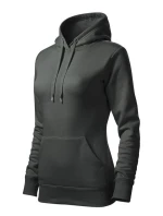 Malfini Cape Free W MLI-F1467 tmavá khaki mikina